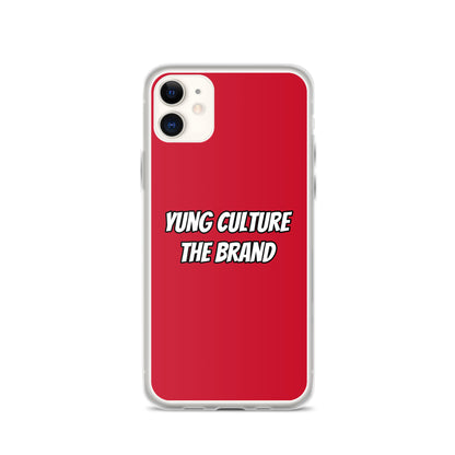 Yung Culture The Brand - Clear Case for iPhone® (Red)