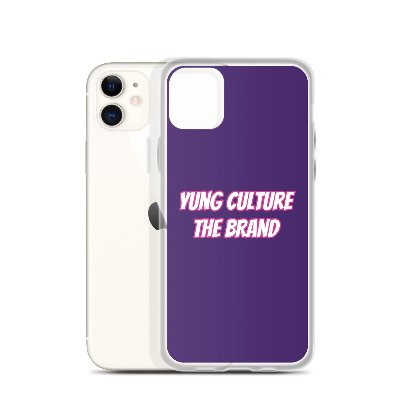 Yung Culture The Brand - Clear Case for iPhone® (Purple)