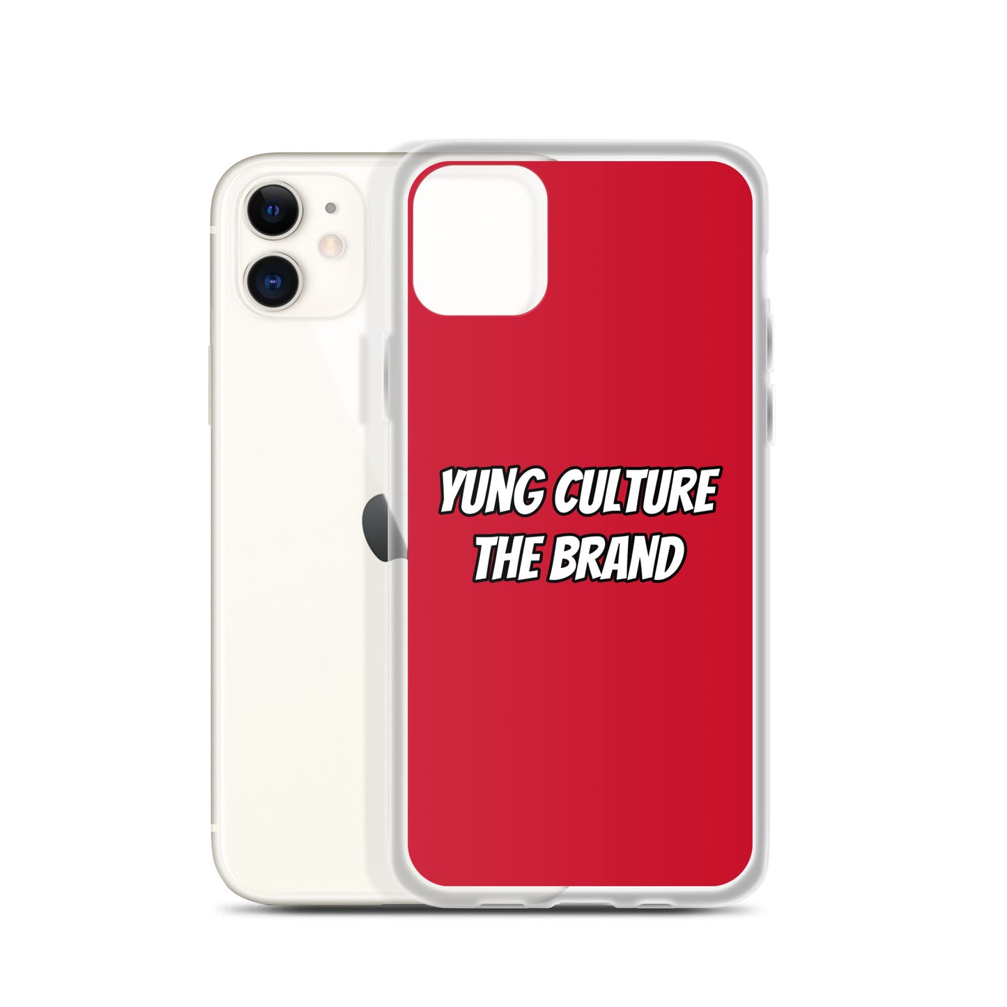 Yung Culture The Brand - Clear Case for iPhone® (Red)