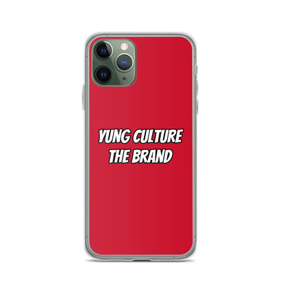 Yung Culture The Brand - Clear Case for iPhone® (Red)