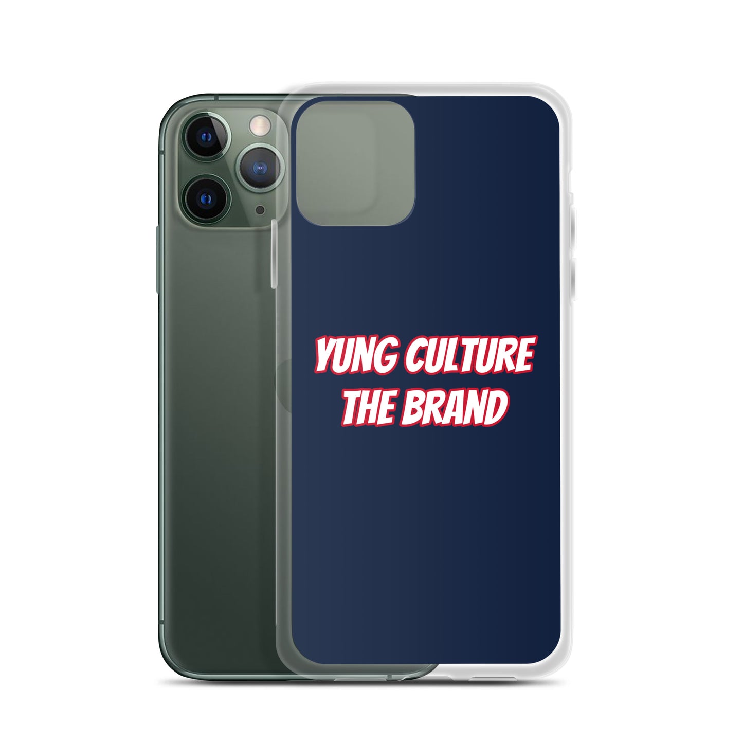 Yung Culture The Brand - Clear Case for iPhone® (Navy)