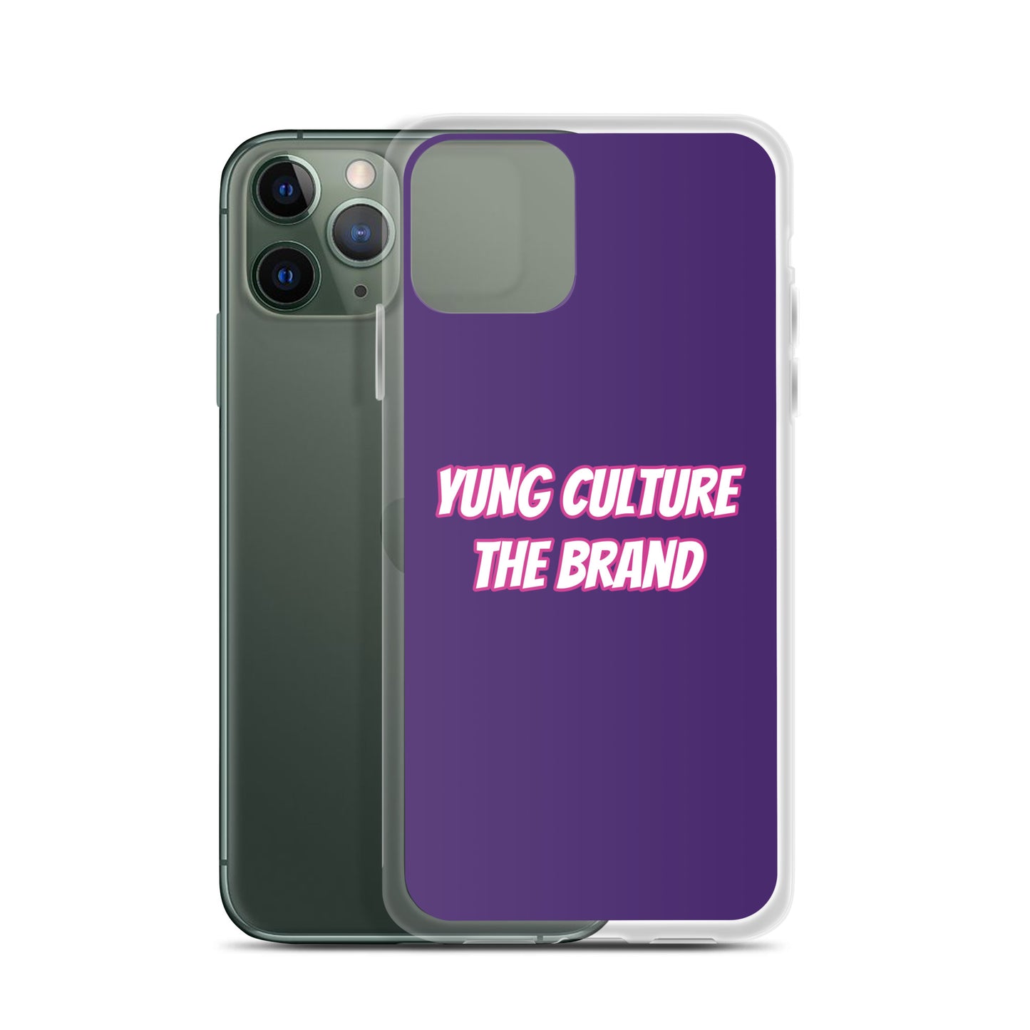 Yung Culture The Brand - Clear Case for iPhone® (Purple)