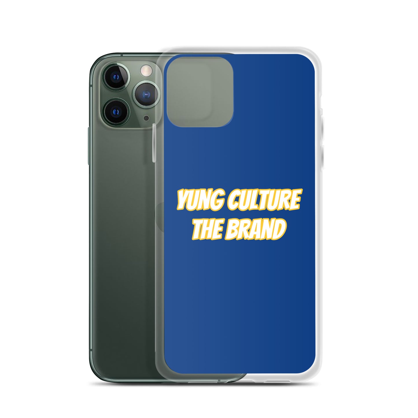 Yung Culture The Brand - Clear Case for iPhone® (Dark Cerulean)