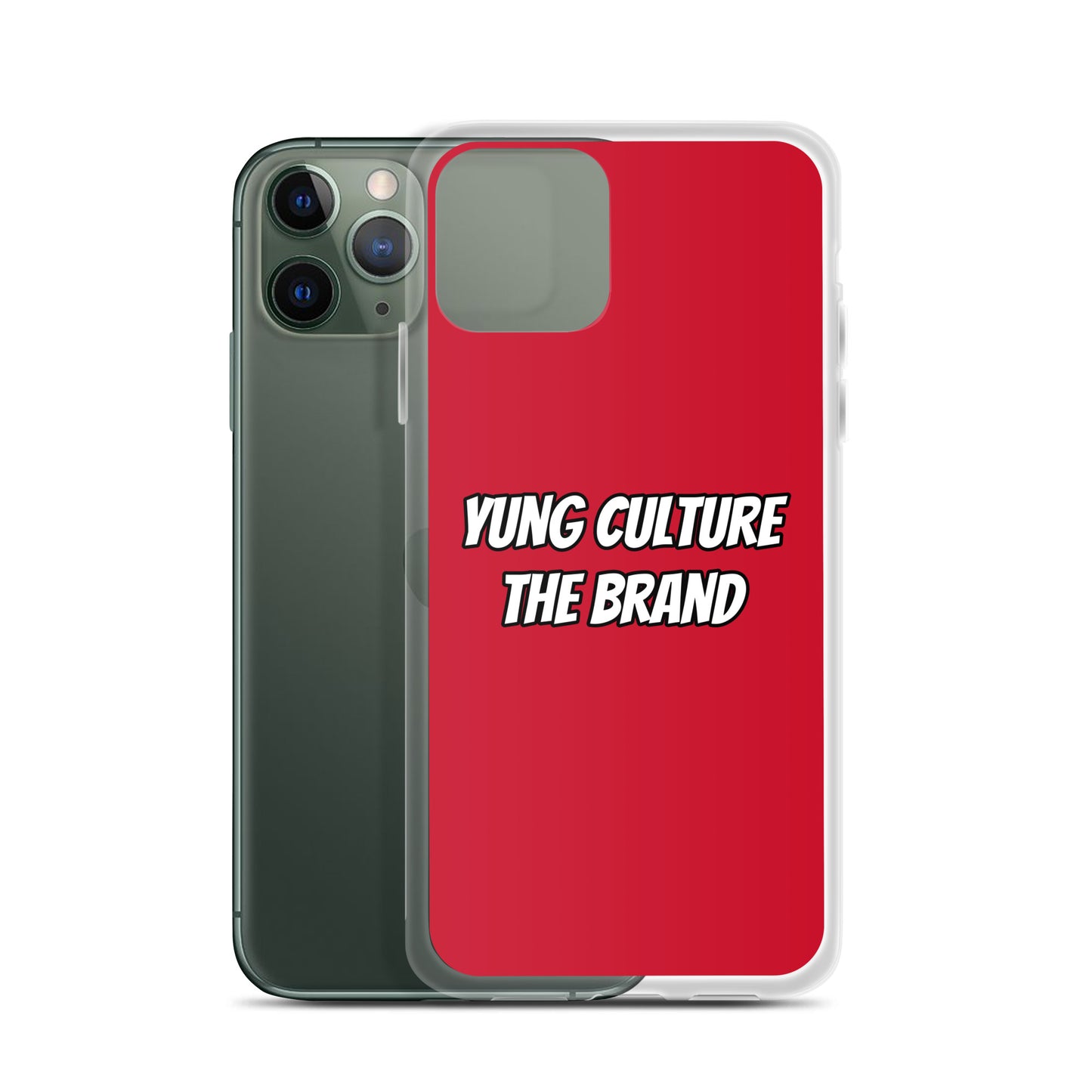 Yung Culture The Brand - Clear Case for iPhone® (Red)