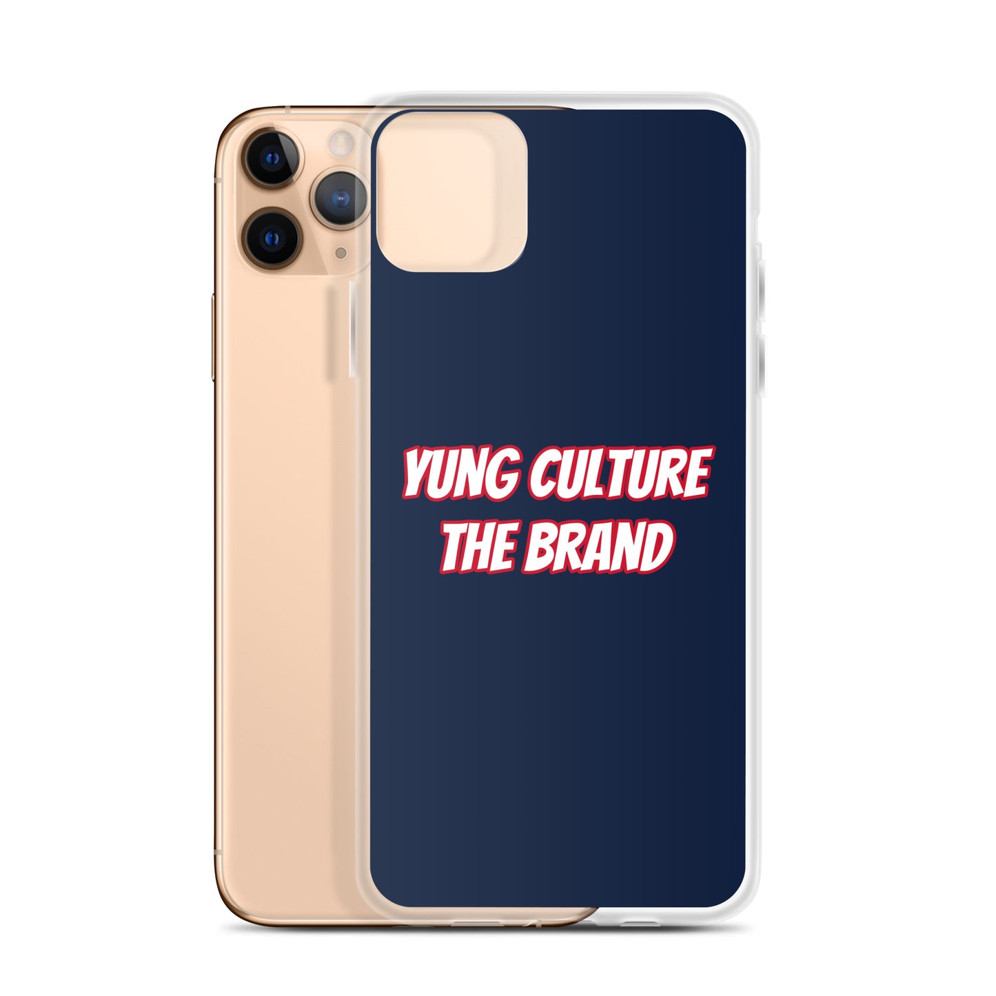 Yung Culture The Brand - Clear Case for iPhone® (Navy)