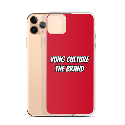 Yung Culture The Brand - Clear Case for iPhone® (Red)