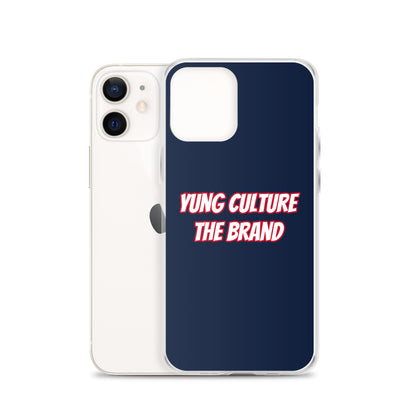 Yung Culture The Brand - Clear Case for iPhone® (Navy)