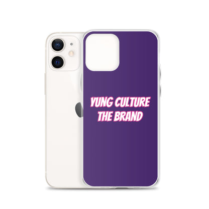 Yung Culture The Brand - Clear Case for iPhone® (Purple)