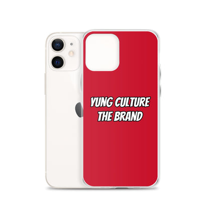 Yung Culture The Brand - Clear Case for iPhone® (Red)