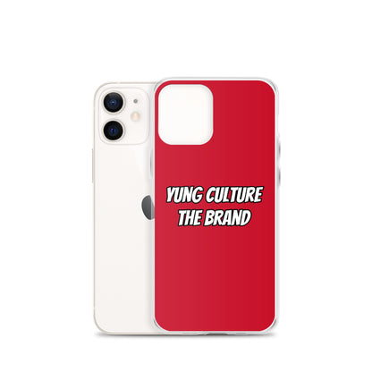 Yung Culture The Brand - Clear Case for iPhone® (Red)