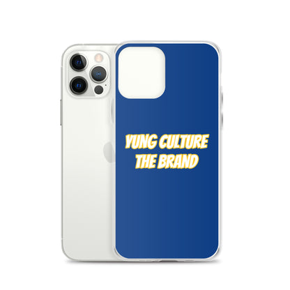 Yung Culture The Brand - Clear Case for iPhone® (Dark Cerulean)