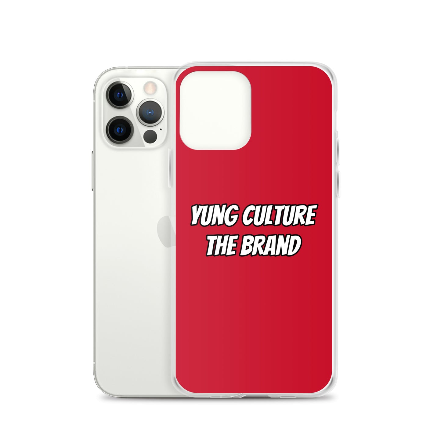 Yung Culture The Brand - Clear Case for iPhone® (Red)