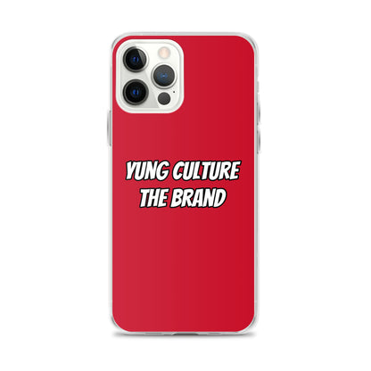 Yung Culture The Brand - Clear Case for iPhone® (Red)