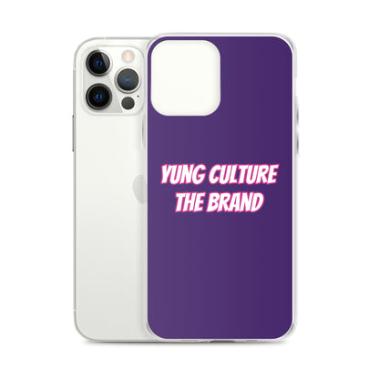 Yung Culture The Brand - Clear Case for iPhone® (Purple)