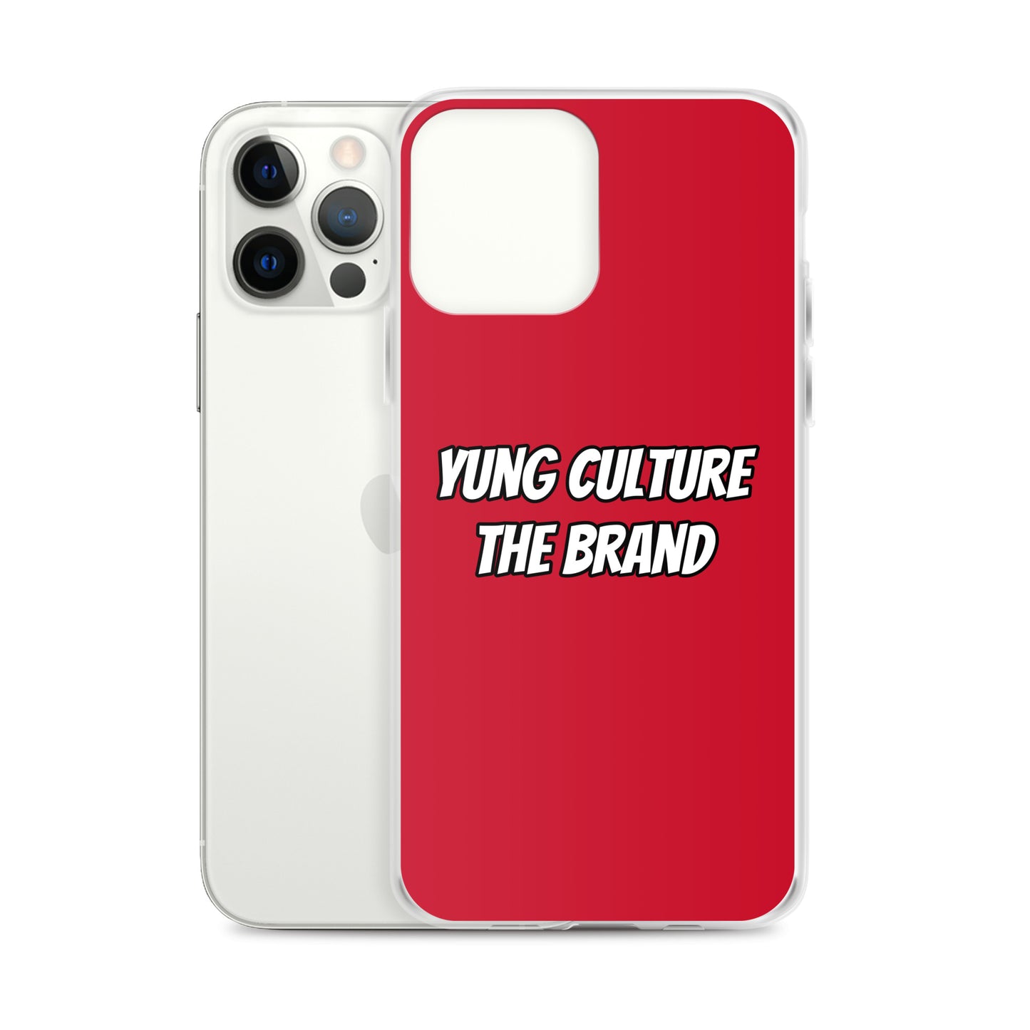 Yung Culture The Brand - Clear Case for iPhone® (Red)