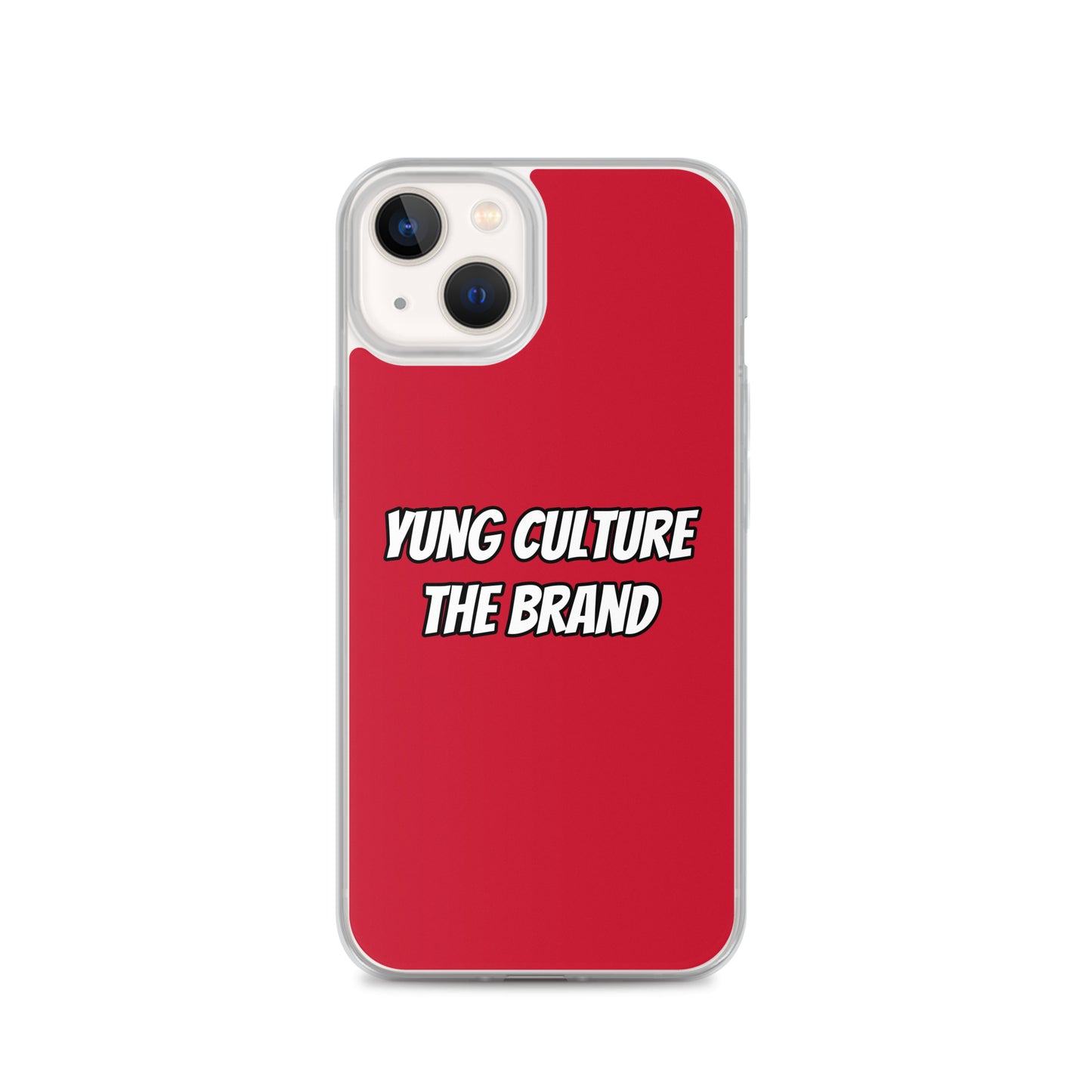 Yung Culture The Brand - Clear Case for iPhone® (Red)