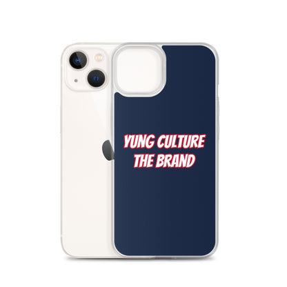 Yung Culture The Brand - Clear Case for iPhone® (Navy)