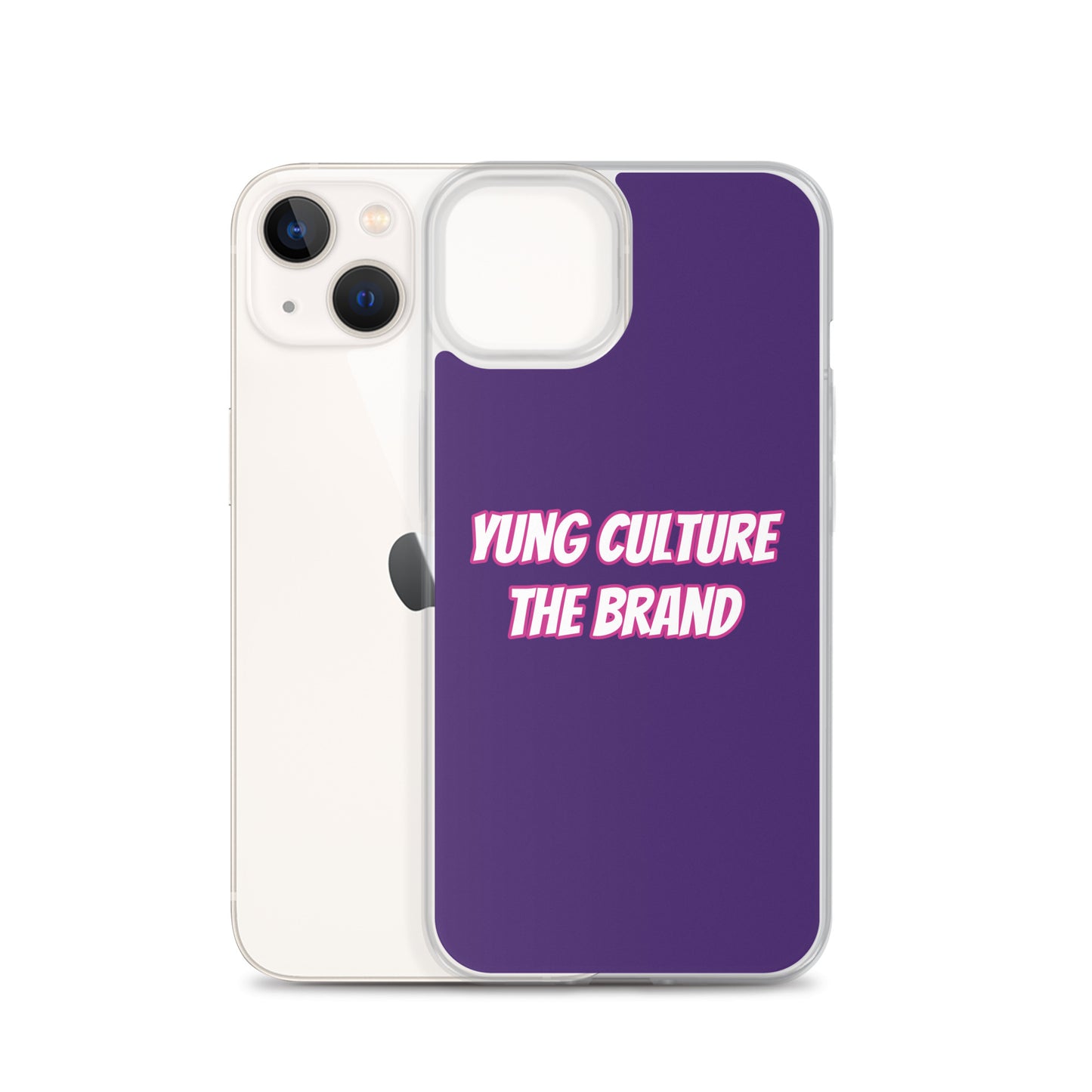 Yung Culture The Brand - Clear Case for iPhone® (Purple)