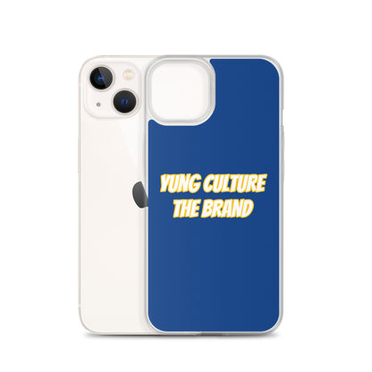 Yung Culture The Brand - Clear Case for iPhone® (Dark Cerulean)