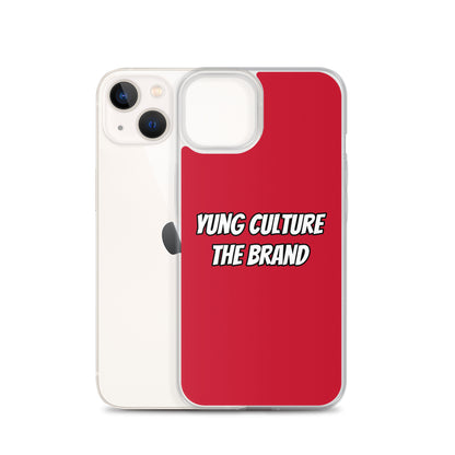 Yung Culture The Brand - Clear Case for iPhone® (Red)