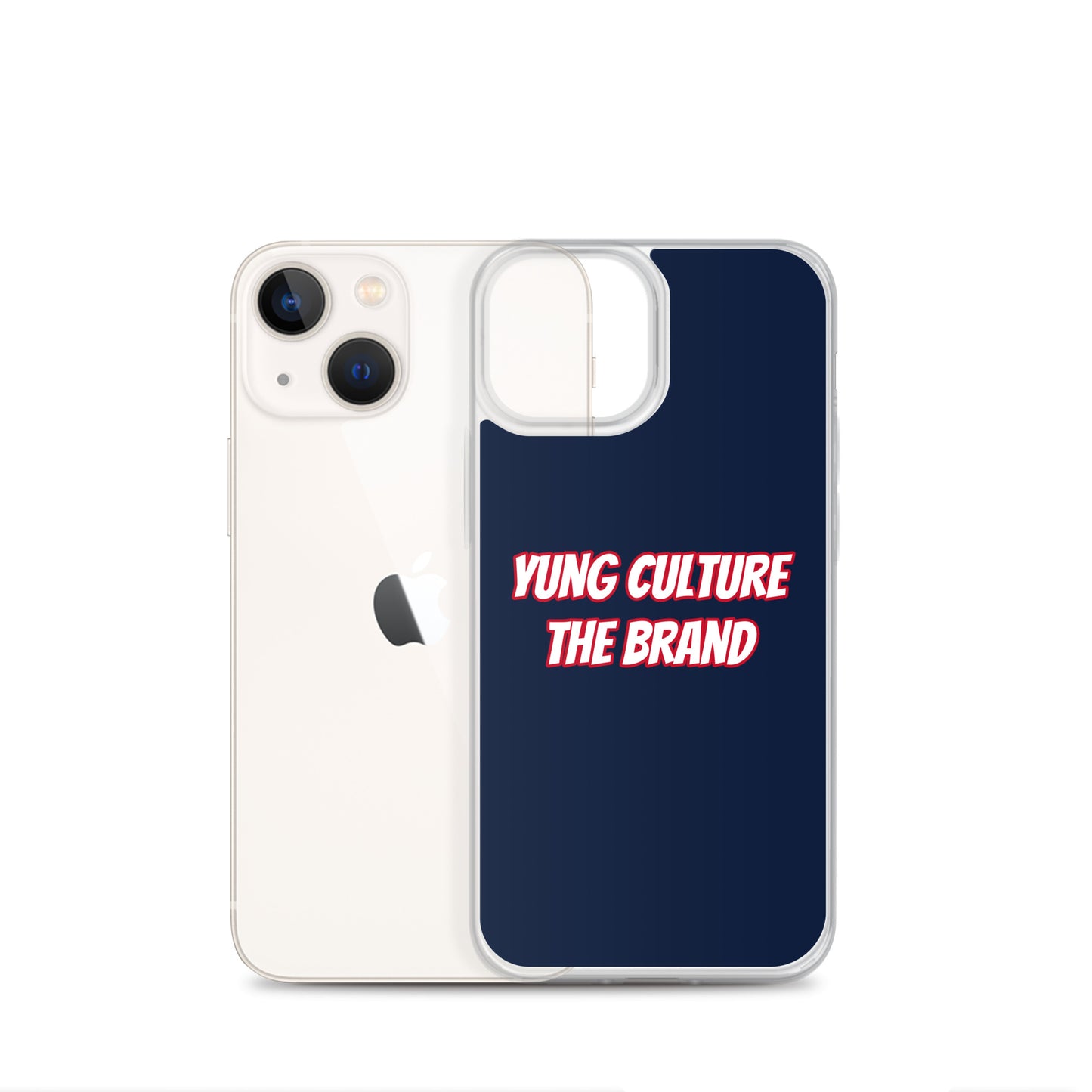 Yung Culture The Brand - Clear Case for iPhone® (Navy)