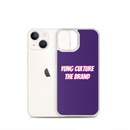 Yung Culture The Brand - Clear Case for iPhone® (Purple)