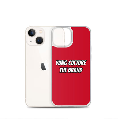 Yung Culture The Brand - Clear Case for iPhone® (Red)