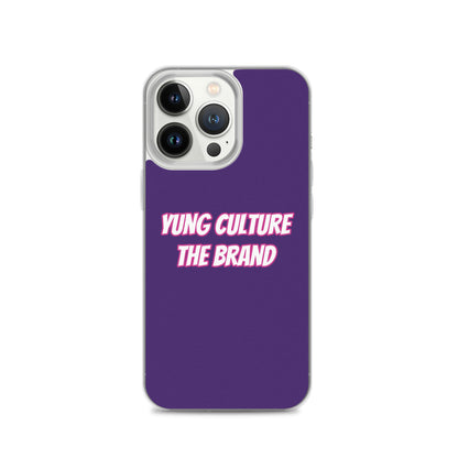 Yung Culture The Brand - Clear Case for iPhone® (Purple)