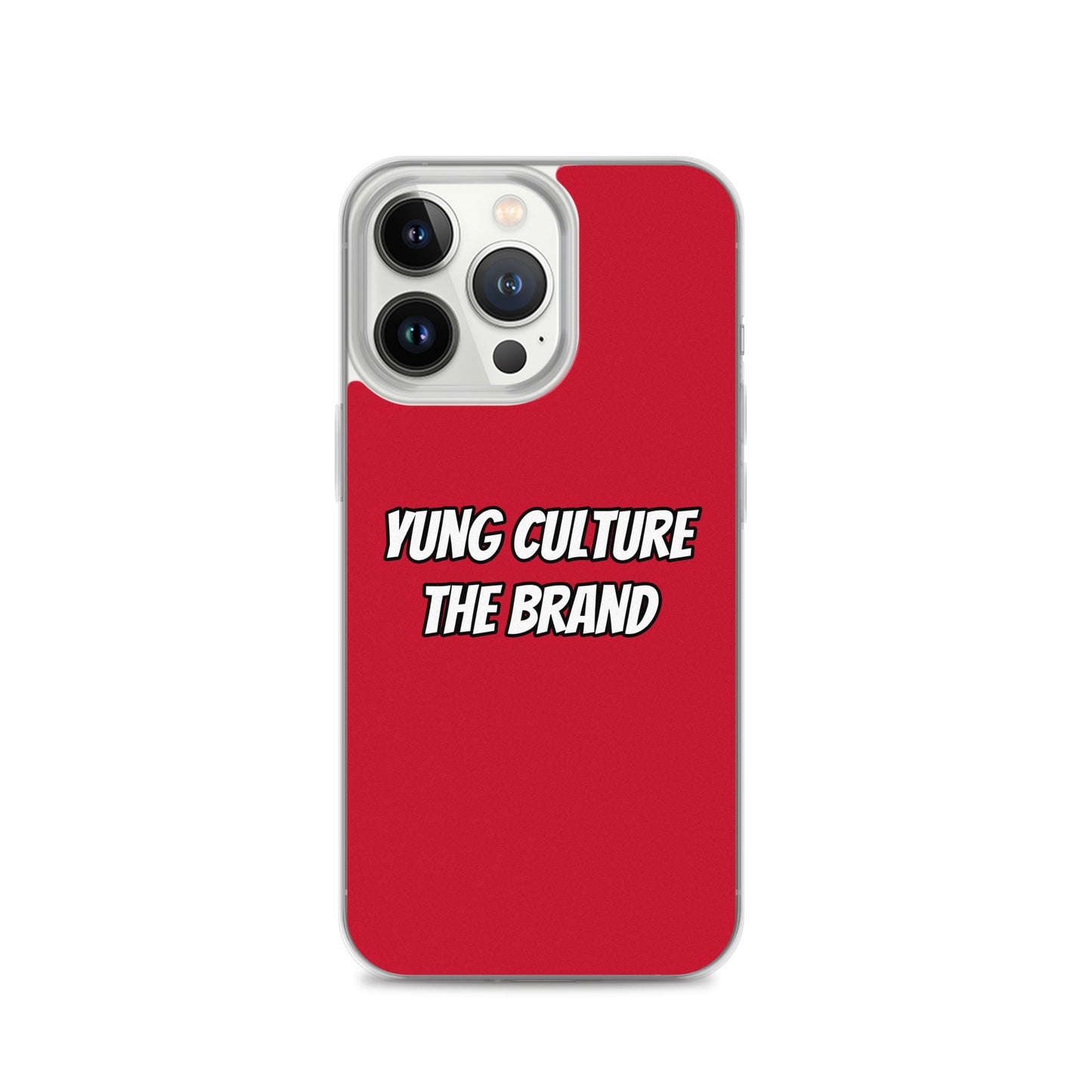 Yung Culture The Brand - Clear Case for iPhone® (Red)