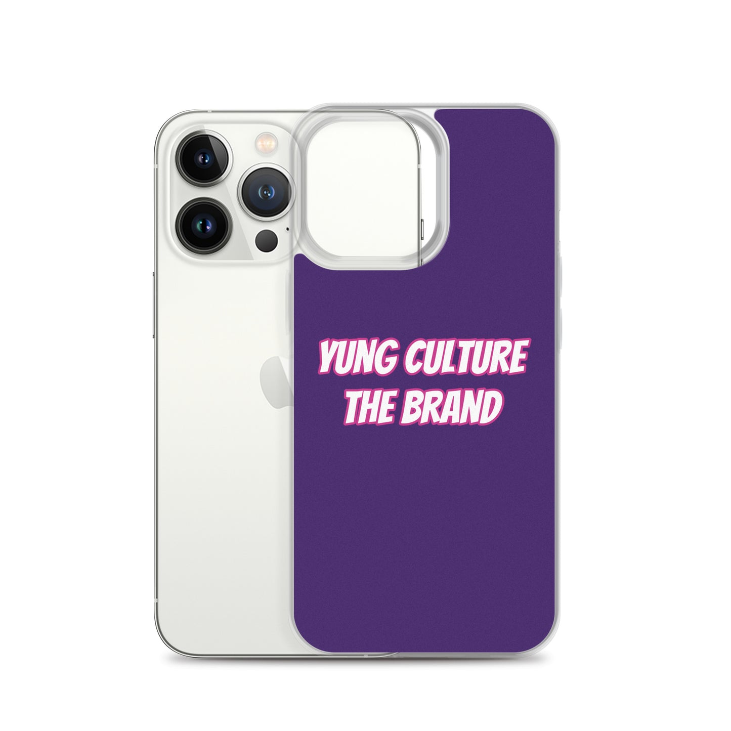 Yung Culture The Brand - Clear Case for iPhone® (Purple)