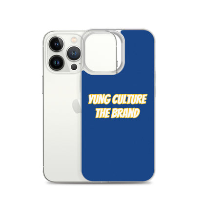 Yung Culture The Brand - Clear Case for iPhone® (Dark Cerulean)