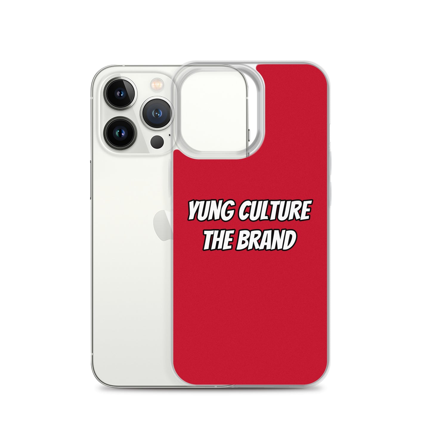 Yung Culture The Brand - Clear Case for iPhone® (Red)