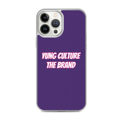 Yung Culture The Brand - Clear Case for iPhone® (Purple)