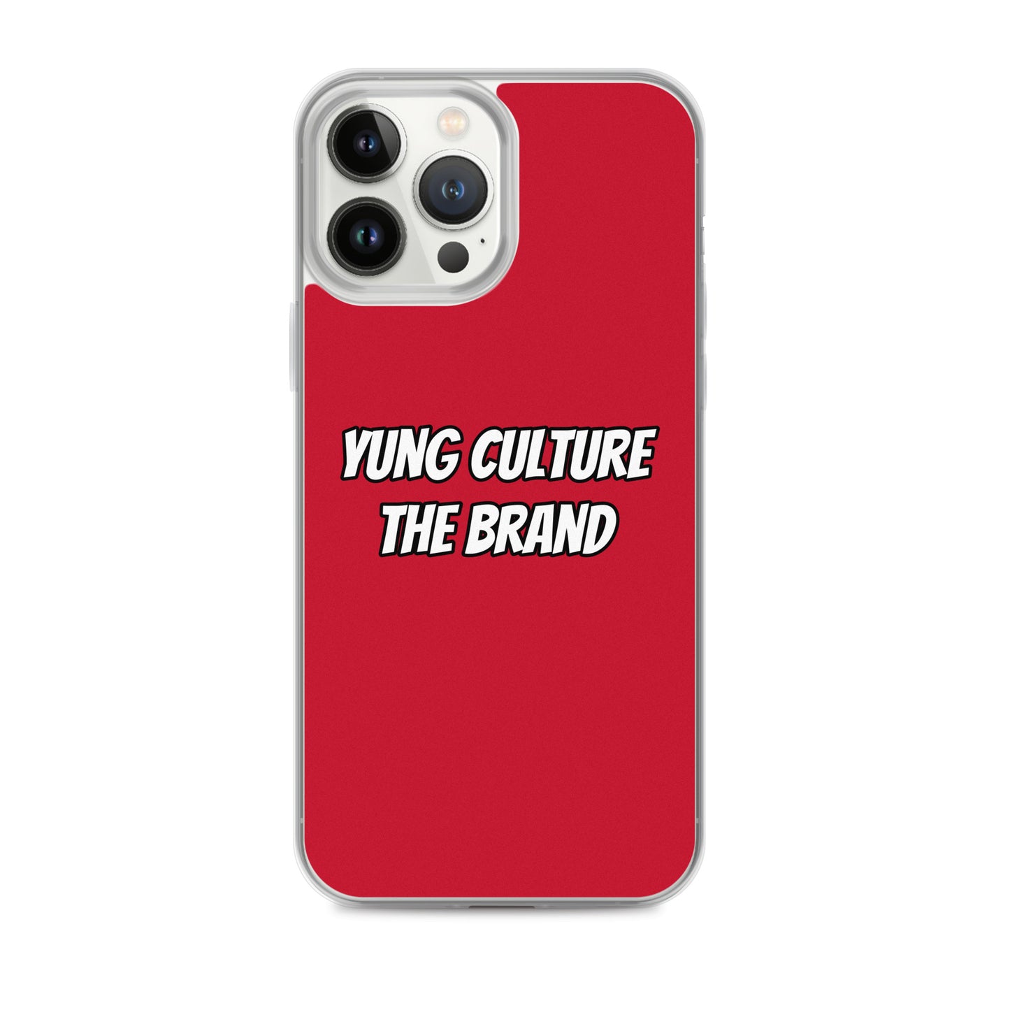 Yung Culture The Brand - Clear Case for iPhone® (Red)