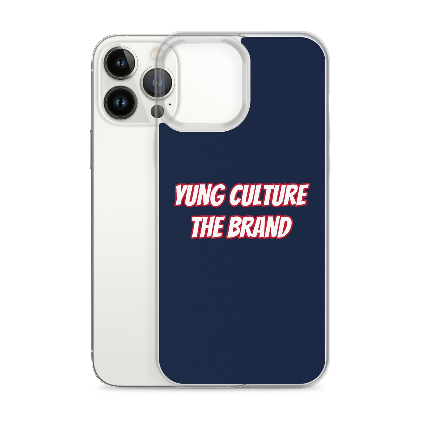 Yung Culture The Brand - Clear Case for iPhone® (Navy)