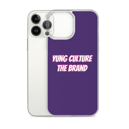 Yung Culture The Brand - Clear Case for iPhone® (Purple)