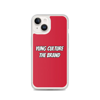 Yung Culture The Brand - Clear Case for iPhone® (Red)