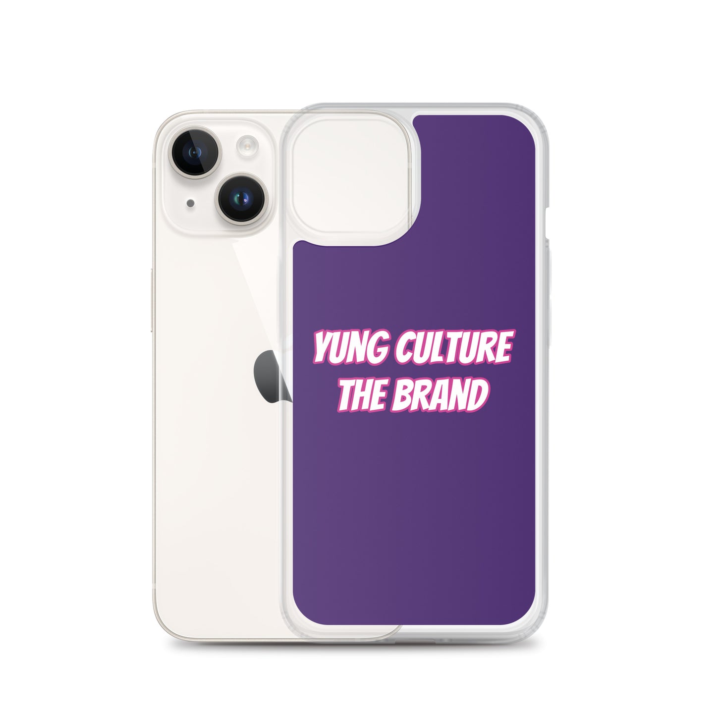 Yung Culture The Brand - Clear Case for iPhone® (Purple)