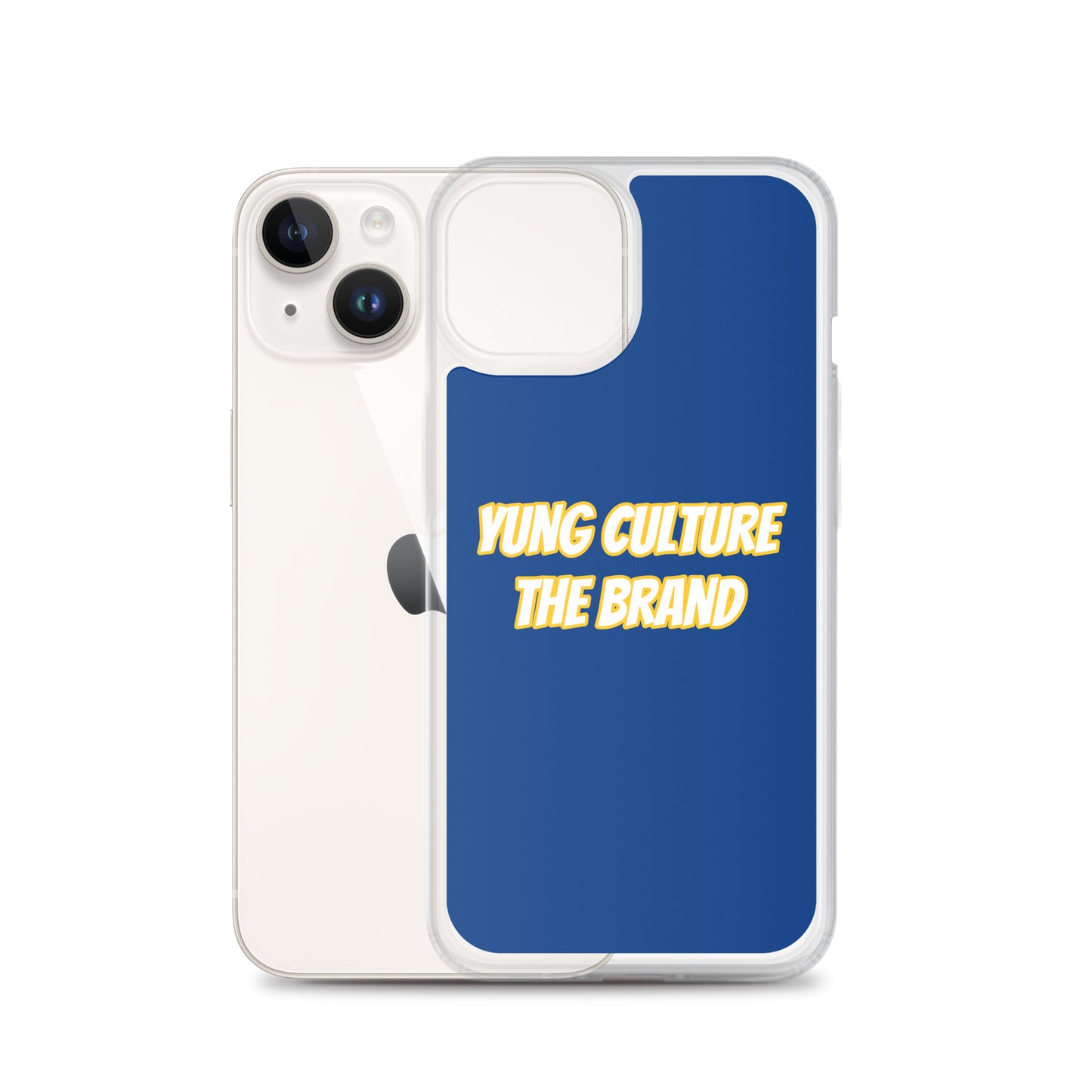 Yung Culture The Brand - Clear Case for iPhone® (Dark Cerulean)