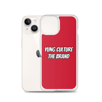 Yung Culture The Brand - Clear Case for iPhone® (Red)