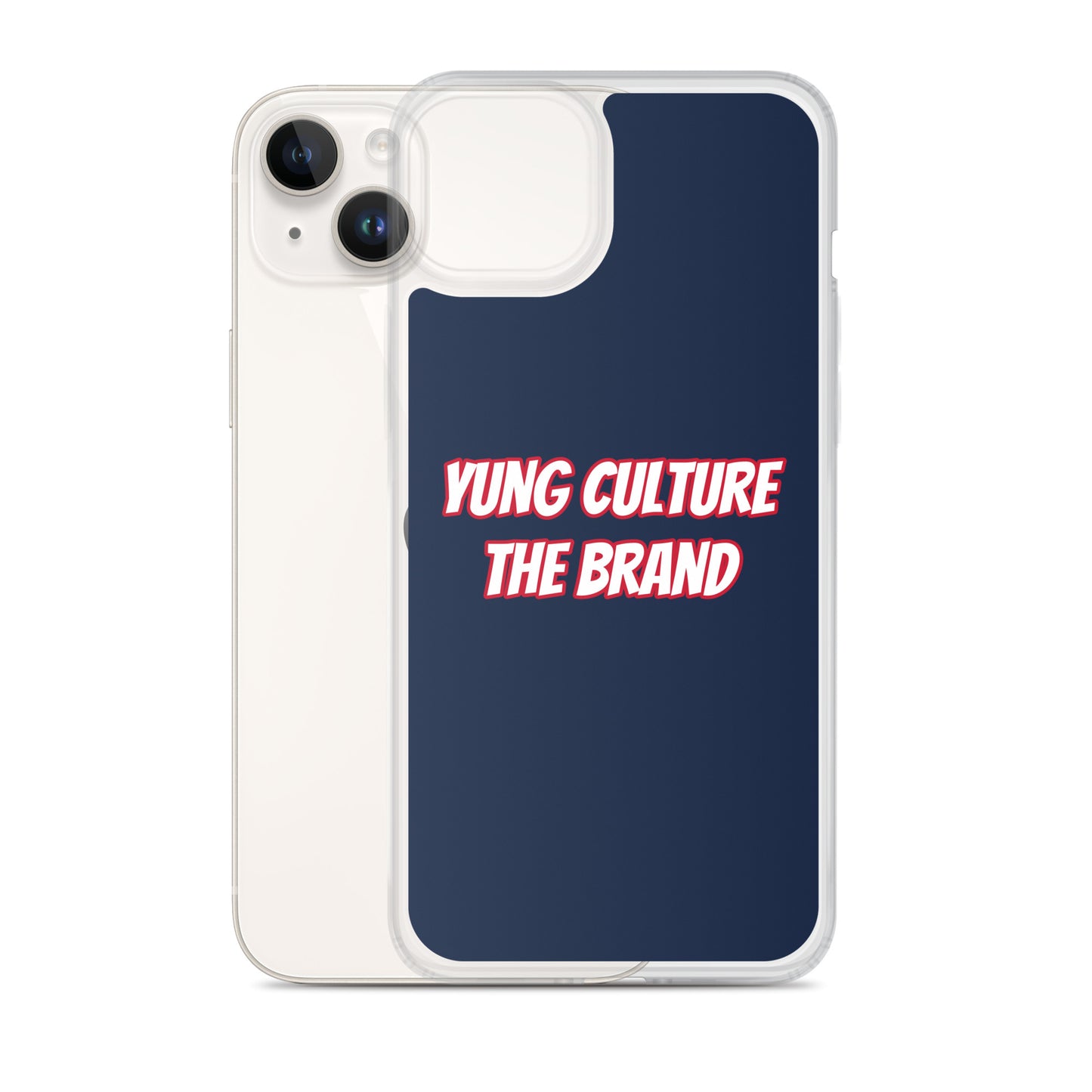 Yung Culture The Brand - Clear Case for iPhone® (Navy)