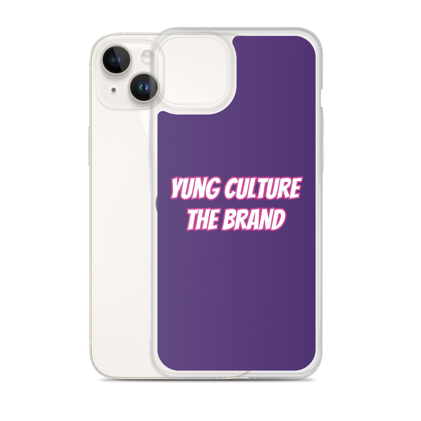 Yung Culture The Brand - Clear Case for iPhone® (Purple)