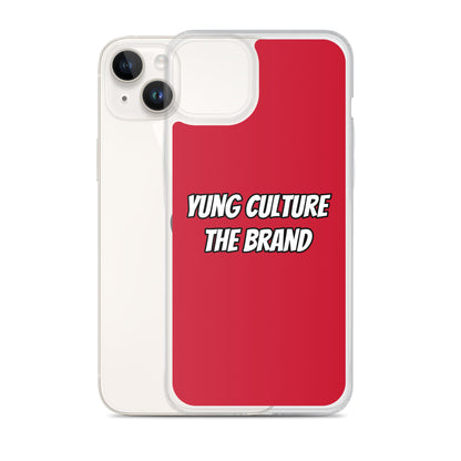 Yung Culture The Brand - Clear Case for iPhone® (Red)