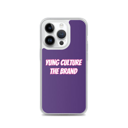 Yung Culture The Brand - Clear Case for iPhone® (Purple)