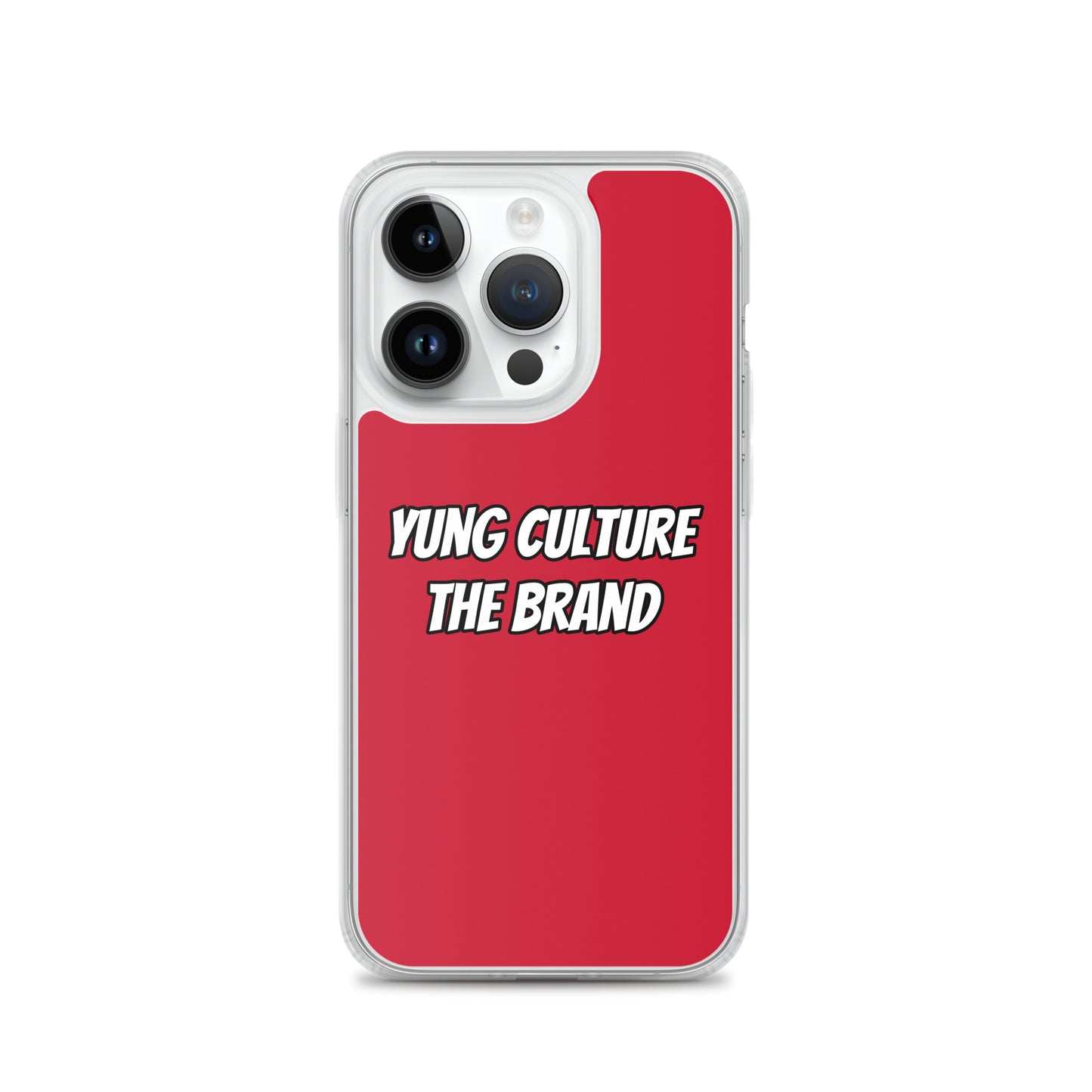 Yung Culture The Brand - Clear Case for iPhone® (Red)