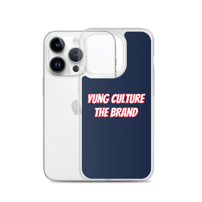 Yung Culture The Brand - Clear Case for iPhone® (Navy)