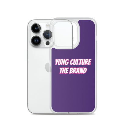 Yung Culture The Brand - Clear Case for iPhone® (Purple)