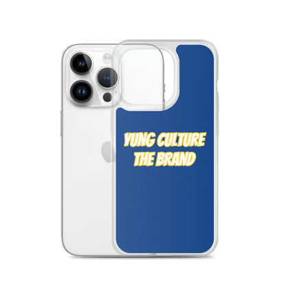 Yung Culture The Brand - Clear Case for iPhone® (Dark Cerulean)