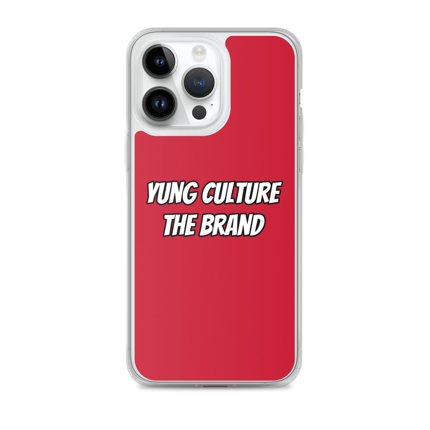 Yung Culture The Brand - Clear Case for iPhone® (Red)