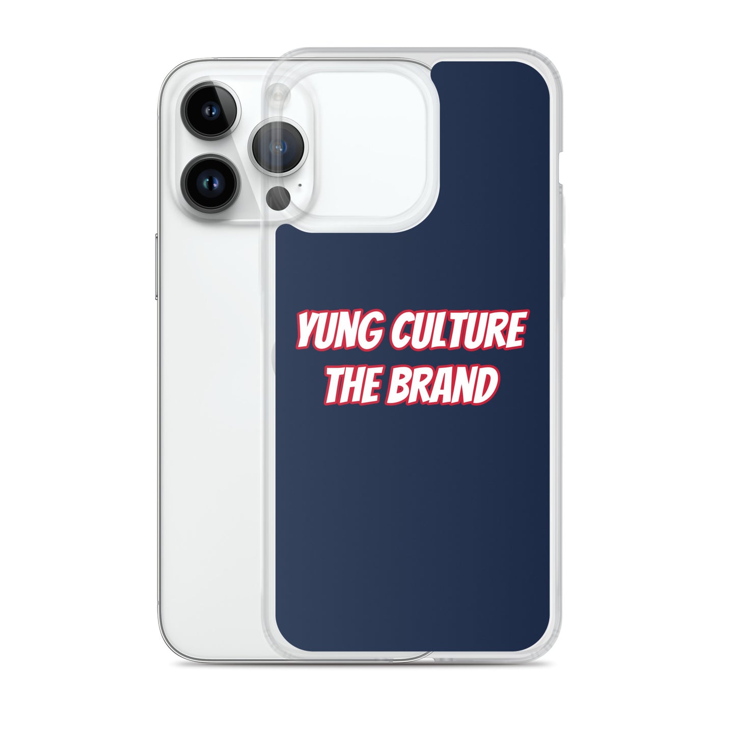 Yung Culture The Brand - Clear Case for iPhone® (Navy)